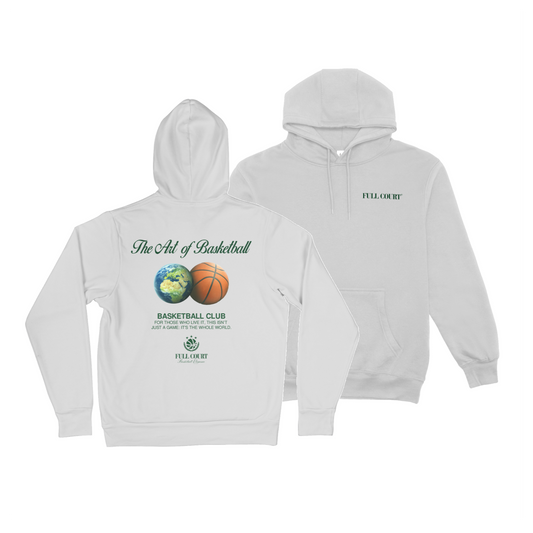 Hoodie "The Art of Basketball" - Light Grey
